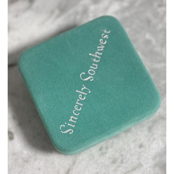 New Carolyn Pollack Sterling Silver Blue Lace Agate & Amethyst Cuff Bracelet - Picture 9 of 12